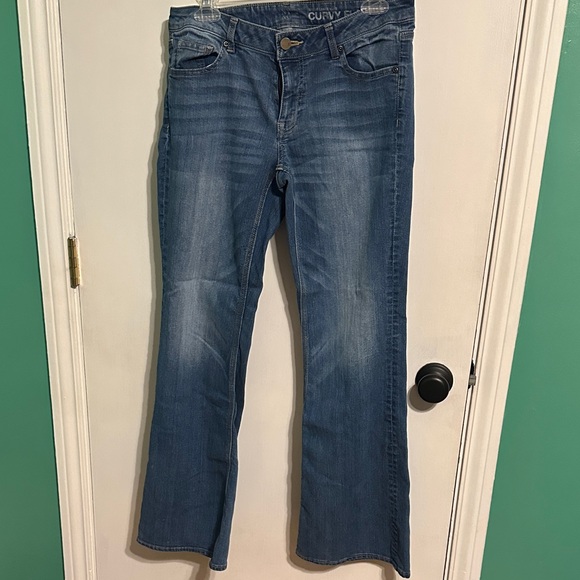 New York & Company Denim - New York & Company Blue Flare Jeans size 8